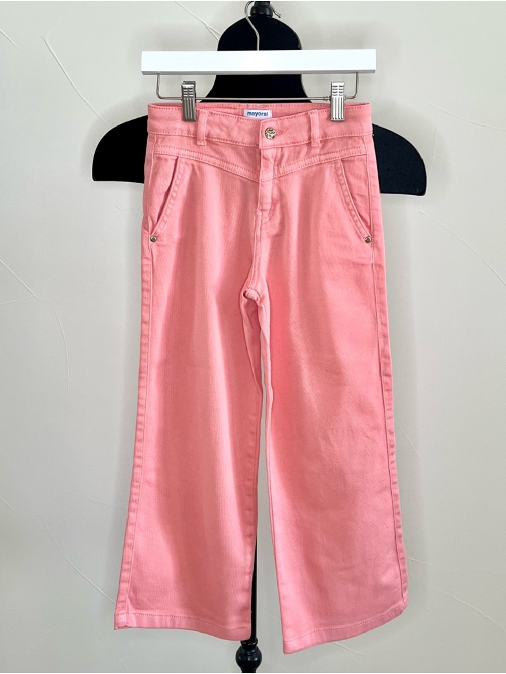 Mayoral- Peach Twill Pants, Size 9